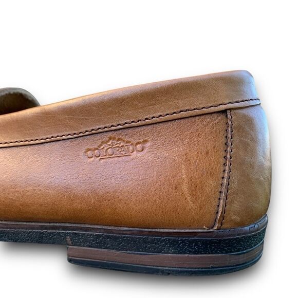 Colorado Men's Tassel Loafers Slip on Leather Dress Casual Shoes size 11.5 - Picture 2 of 12